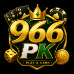 966 PK casino gaming app logo
