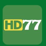 HD77 Game APK download screen showing online earning game app interface for Android users in Pakistan 2026.