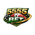 5555Bet Game app logo and online earning gameplay interface on Android mobile.