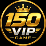 150VIP Game logo with golden crown, VIP text, and premium black-and-gold circular design.