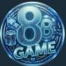 8B platform mobile app interface showing online gaming and reward features on a smartphone screen.